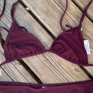 🌸Flagpole triangle bikini top
